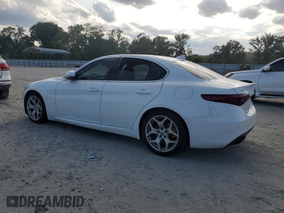 2018 Alfa Romeo Giulia Ti Sport with VIN ZARFAECN4J7579892, listed as a Copart auction lot 61759515 with 116,228 mi miles and Clean title. Bid and sale history available at DreamBid. Image 2.