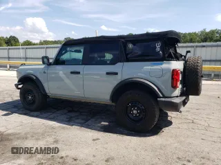2021 Ford Bronco with VIN 1FMEE5BP4MLA94558, listed as a Copart auction lot 68940904 with 59,409 mi miles and Salvage title. Bid and sale history available at DreamBid. Image 2.