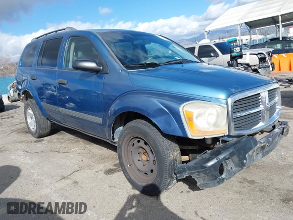 2006 Dodge Durango SXT with VIN 1D4HD38N16F140110, listed as a IAAI auction lot 41592651 with 154,236 mi miles and . Bid and sale history available at DreamBid. Image 1.
