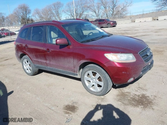 2008 Hyundai Santa Fe SE with VIN 5NMSH13E78H140718, listed as a IAAI auction lot 41695779 with 152,909 mi miles. Bid and sale history available at carsss.com. Image 1.