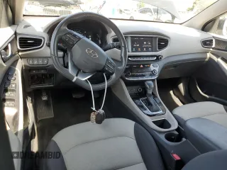2017 Hyundai Ioniq SEL with VIN KMHC75LCXHU024222, listed as a Copart auction lot 61100395 with 100,016 mi miles and Salvage title. Bid and sale history available at DreamBid. Image 8.