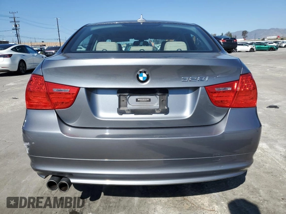 2011 BMW 3 Series 328i with VIN WBAPH5C5XBA447327, listed as a Copart auction lot 46255895 with 87,150 mi miles and Salvage Title. Bid and sale history available at carsss.com. Image 6.