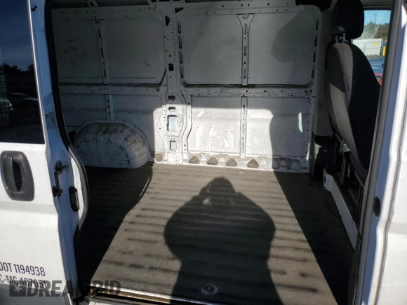2018 Ram ProMaster Cargo with VIN 3C6TRVAG6JE146737, listed as a Copart auction lot 85347724 with 200,594 mi miles and Salvage Title. Bid and sale history available at DreamBid. Image 11.
