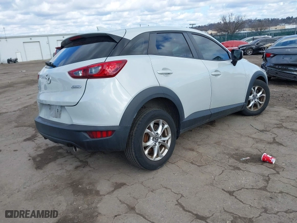 2016 Mazda CX-3 Sport with VIN JM1DKFB75G0127698, listed as a IAAI auction lot 41691057 with 1 mi miles. Bid and sale history available at carsss.com. Image 4.