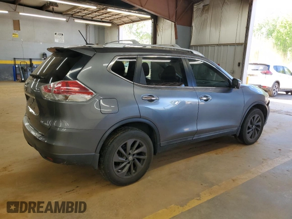 2015 Nissan Rogue SV with VIN 5N1AT2MVXFC857734, listed as a Copart auction lot 53336975 with 170,944 mi miles and Salvage Title. Bid and sale history available at DreamBid. Image 3.