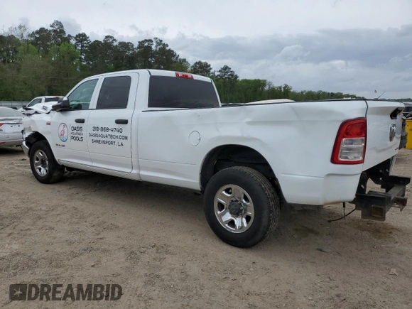 2020 Ram 2500 Tradesman with VIN 3C7WR4HJ0LG307787, listed as a Copart auction lot 51241605 with 0 mi miles and Salvage Title. Bid and sale history available at carsss.com. Image 2.