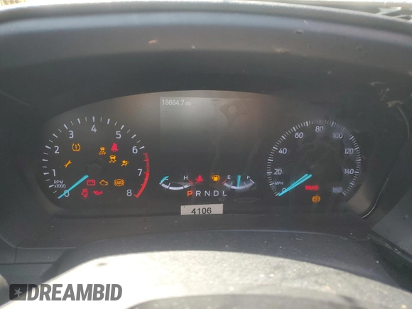 2023 Ford Explorer with VIN 1FM5K8ACXPGB64327, listed as a Copart auction lot 48408655 with 18,664 mi miles and Salvage title. Bid and sale history available at DreamBid. Image 9.