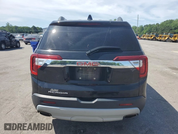 2021 GMC Acadia SLT with VIN 1GKKNMLS6MZ129235, listed as a Copart auction lot 57599215 with 91,820 mi miles and Salvage title. Bid and sale history available at DreamBid. Image 6.