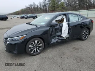 2024 Nissan Sentra SV z VIN 3N1AB8CV7RY301858, wystawiony jako Copart lot #51287305 z przebiegiem 2 281 mil mil oraz Szkoda całkowita • Salvage title. Historia ofert i sprzedaży dostępna na DreamBid. Obrazek 1.
