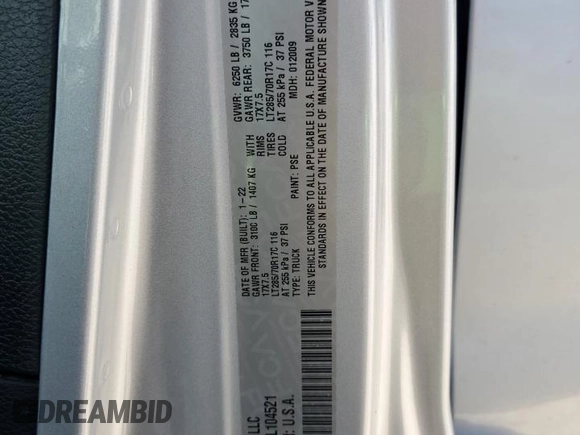 2022 Jeep Gladiator Rubicon z VIN 1C6JJTBG6NL104521, wystawiony jako Copart lot #57325365 z przebiegiem 31 498 mil mil oraz Szkoda całkowita • Salvage title. Historia ofert i sprzedaży dostępna na DreamBid. Obrazek 13.