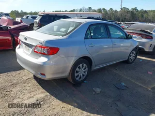 2011 Toyota Corolla L with VIN 2T1BU4EE1BC727312, listed as a IAAI auction lot 41687051 with 154,359 mi miles. Bid and sale history available at carsss.com. Image 4.