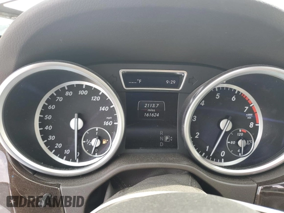 2015 Mercedes-Benz M 350 with VIN 4JGDA5HBXFA534879, listed as a Copart auction lot 54306825 with 161,624 mi miles and Salvage title. Bid and sale history available at DreamBid. Image 9.