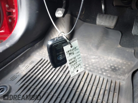2021 Toyota Prius LE with VIN JTDL9MFU0M3029880, listed as a IAAI auction lot 42450003 with 91,558 mi miles and . Bid and sale history available at DreamBid. Image 11.
