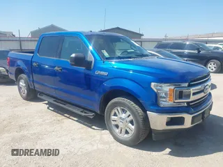 2018 Ford F-150 XL with VIN 1FTEW1CB0JFC47525, listed as a IAAI auction lot 41793960 with 106,687 mi miles. Bid and sale history available at carsss.com. Image 1.
