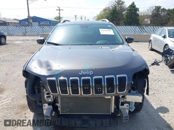 2021 Jeep Cherokee Latitude Lux with VIN 1C4PJMMX4MD149875, listed as a IAAI auction lot 42139782 with 58,324 mi miles and . Bid and sale history available at DreamBid. Image 12.