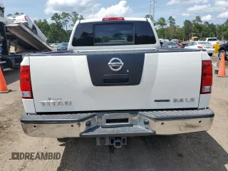 2010 Nissan Titan SE with VIN 1N6BA0ED1AN323167, listed as a Copart auction lot 60237535 with 135,182 mi miles and Salvage title. Bid and sale history available at DreamBid. Image 6.