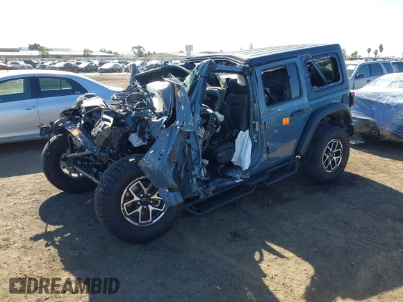 2024 Jeep Wrangler Rubicon with VIN 1C4PJXFG1RW335531, listed as a IAAI auction lot 40800569 with Not Provided miles. Bid and sale history available at carsss.com. Image 17.