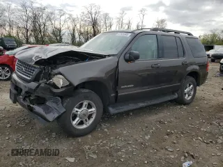 2005 Ford Explorer XLT с VIN 1FMZU63K95UA09657, выставлен на аукционе Copart как лот 51505505 с пробегом 164 160 миль миль и Списание • Salvage title. История ставок и продаж доступна на DreamBid. Изображение 1.