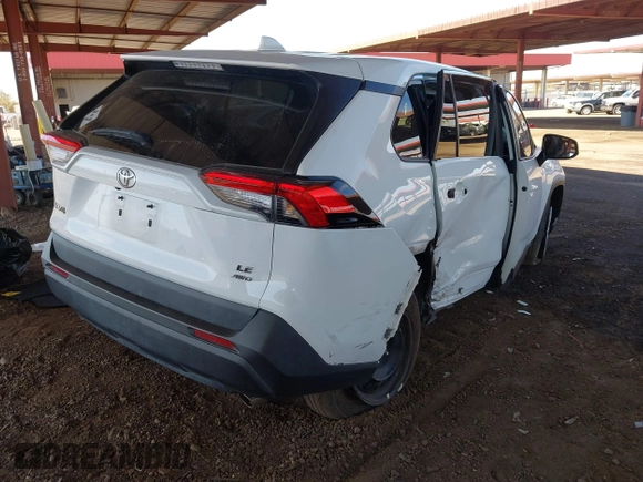 2022 Toyota RAV4 LE with VIN 2T3F1RFV4NW305258, listed as a IAAI auction lot 41632800 with 45,981 mi miles. Bid and sale history available at carsss.com. Image 4.