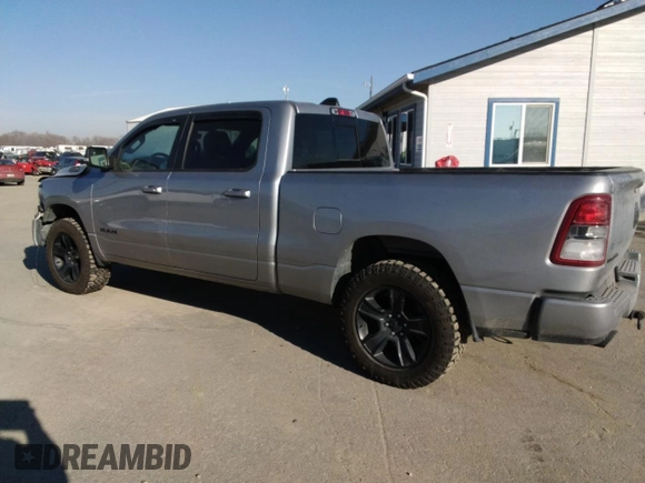 2021 Ram 1500 Big Horn with VIN 1C6SRFMT5MN664350, listed as a Copart auction lot 41986155 with 63,800 mi miles and Salvage title. Bid and sale history available at DreamBid. Image 2.