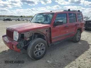 2006 Jeep Commander z VIN 1J8HH48K26C174368, wystawiony jako Copart lot #52339875 z przebiegiem 203 357 mil mil oraz Szkoda całkowita • Salvage title. Historia ofert i sprzedaży dostępna na DreamBid. Obrazek 1.