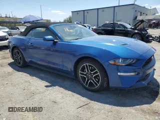 2022 Ford Mustang EcoBoost with VIN 1FATP8UH1N5125662, listed as a Copart auction lot 60558445 with 43,781 mi miles and Salvage title. Bid and sale history available at DreamBid. Image 4.