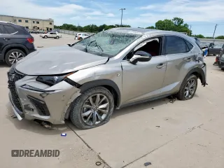 2020 Lexus NX 300 F Sport z VIN JTJSARBZXL2176260, wystawiony jako Copart lot #57898055 z przebiegiem 64 257 mil mil oraz Szkoda całkowita • Salvage title. Historia ofert i sprzedaży dostępna na DreamBid. Obrazek 1.
