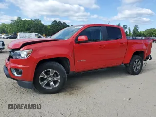 2016 Chevrolet Colorado 4WD Z71 with VIN 1GCGTDE37G1252963, listed as a Copart auction lot 57294565 with 183,942 mi miles and Salvage title. Bid and sale history available at DreamBid. Image 1.