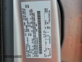 2015 Ford Escape Titanium with VIN 1FMCU9J91FUB46181, listed as a Copart auction lot 54885015 with 100,919 mi miles and Salvage title. Bid and sale history available at DreamBid. Image 13.