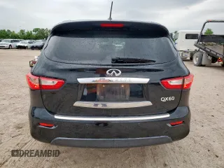 2014 Infiniti QX60 with VIN 5N1AL0MN4EC553141, listed as a Copart auction lot 58720095 with 90,311 mi miles and Salvage title. Bid and sale history available at DreamBid. Image 6.