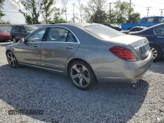 2014 Mercedes-Benz S-Class S 550 with VIN WDDUG8CB4EA055759, listed as a Copart auction lot 52003055 with 0 mi miles and Salvage Title. Bid and sale history available at carsss.com. Image 2.