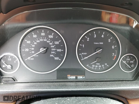 2013 BMW 3 Series 328i с VIN WBA3C1C54DK103737, выставлен на аукционе Copart как лот 47820025 с пробегом 134 896 миль миль и На запчасти • Non repairable. История ставок и продаж доступна на DreamBid. Изображение 9.