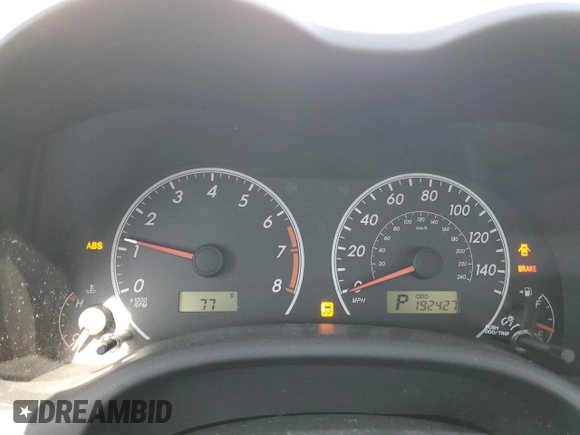 2013 Toyota Corolla L with VIN 5YFBU4EEXDP167695, listed as a Copart auction lot 52051685 with 192,427 mi miles and Salvage Title. Bid and sale history available at carsss.com. Image 9.