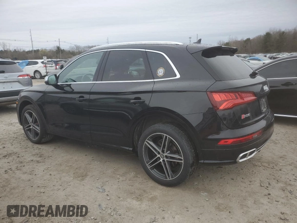 2020 Audi SQ5 Premium Plus with VIN WA1B4AFY6L2019929, listed as a Copart auction lot 48284624 with 34,192 mi miles and . Bid and sale history available at DreamBid. Image 2.