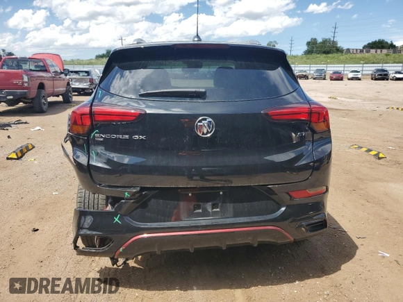 2023 Buick Encore GX Select with VIN KL4MMESLXPB115725, listed as a Copart auction lot 61855335 with 28,954 mi miles and Salvage title. Bid and sale history available at DreamBid. Image 6.