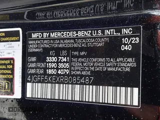 2024 Mercedes-Benz GLS 450 with VIN 4JGFF5KEXRB085487, listed as a IAAI auction lot 40887211 with 26,042 mi miles and . Bid and sale history available at DreamBid. Image 9.