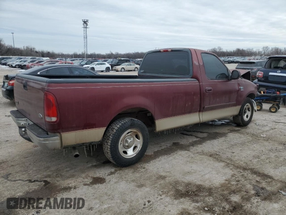 1999 Ford F-150 with VIN 1FTRF17W1XKB48291, listed as a Copart auction lot 45526035 with 154,699 mi miles and Salvage title. Bid and sale history available at DreamBid. Image 3.