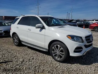 2016 Mercedes-Benz GLE with VIN 4JGDA5JB9GA793777, listed as a Copart auction lot 49690315 with 82,756 mi miles and Salvage Title. Bid and sale history available at carsss.com. Image 4.