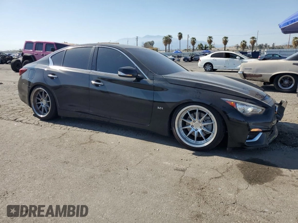 2020 Infiniti Q50 3.0t LUXE with VIN JN1EV7AP7LM202944, listed as a Copart auction lot 52463535 with 69,757 mi miles and Salvage Title. Bid and sale history available at carsss.com. Image 4.