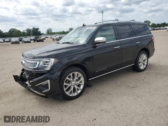 2018 Ford Expedition Platinum with VIN 1FMJU1LT2JEA18729, listed as a Copart auction lot 53870495 with 22,620 mi miles and Salvage title. Bid and sale history available at DreamBid. Image 1.