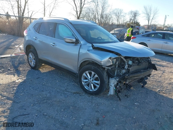 2016 Nissan Rogue S with VIN JN8AT2MV3GW152038, listed as a IAAI auction lot 41417737 with 196,409 mi miles. Bid and sale history available at carsss.com. Image 1.