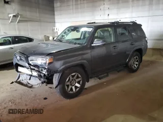 2022 Toyota 4Runner TRD Off Road Premium with VIN JTERU5JR0N6033215, listed as a Copart auction lot 50533345 with 46,472 mi miles and Salvage Title. Bid and sale history available at DreamBid. Image 1.