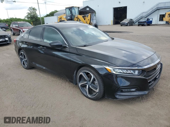 2019 Honda Accord Sport with VIN 1HGCV2F35KA802473, listed as a Copart auction lot 61715825 with 130,846 mi miles and Salvage title. Bid and sale history available at DreamBid. Image 4.