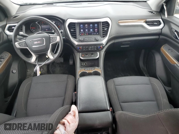2021 GMC Acadia SLE with VIN 1GKKNKLS9MZ108979, listed as a Copart auction lot 84821504 with 34,164 mi miles and Salvage Title. Bid and sale history available at DreamBid. Image 8.