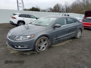 2016 Volkswagen CC Sport with VIN WVWBP7ANXGE502972, listed as a Copart auction lot 46179155 with 77,501 mi miles and Salvage Title. Bid and sale history available at DreamBid. Image 1.