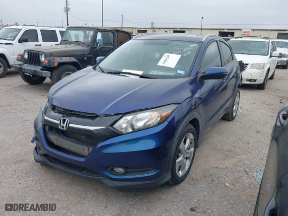 2016 Honda HR-V EX-L w/Navi with VIN 3CZRU5H7XGM746953, listed as a IAAI auction lot 41880205 with 150,211 mi miles. Bid and sale history available at carsss.com. Image 21.