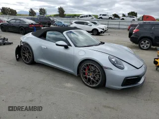 2020 Porsche 911 Carrera S with VIN WP0CB2A96LS263554, listed as a Copart auction lot 52013384 with 8,702 mi miles. Bid and sale history available at carsss.com. Image 4.