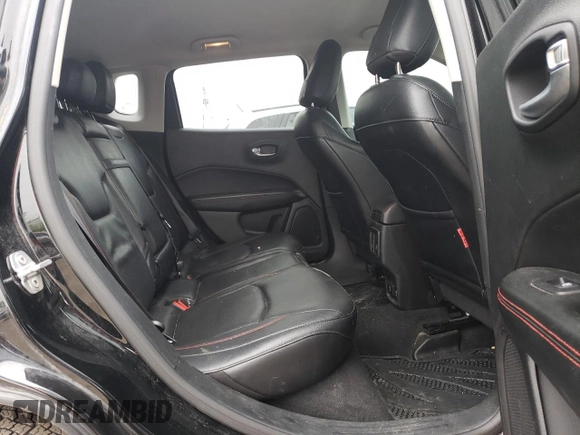 2017 Jeep Compass Trailhawk z VIN 3C4NJDDB4HT649028, wystawiony jako Copart lot #58652795 z przebiegiem 70 630 mil mil oraz Szkoda całkowita • Salvage title. Historia ofert i sprzedaży dostępna na DreamBid. Obrazek 11.