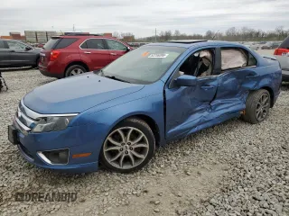 2010 Ford Fusion SE with VIN 3FAHP0HAXAR267083, listed as a Copart auction lot 52255395 with 0 mi miles and Salvage Title. Bid and sale history available at carsss.com. Image 1.