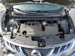 2014 Nissan Murano S with VIN JN8AZ1MW7EW517450, listed as a Copart auction lot 48258565 with 121,573 mi miles and Salvage Title. Bid and sale history available at carsss.com. Image 14.